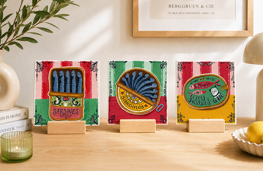 Sardines tegels van EchtMiek